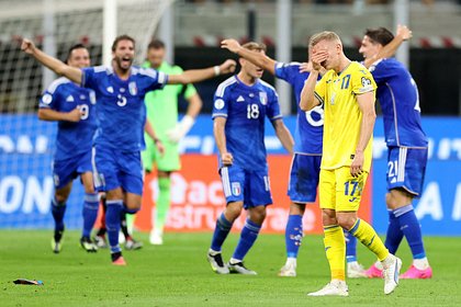 Picture: Сборная Италии обыграла команду Украины в матче квалификации Евро-2024