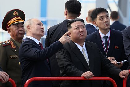 Picture: Ким Чен Ын и Путин обменялись подарками