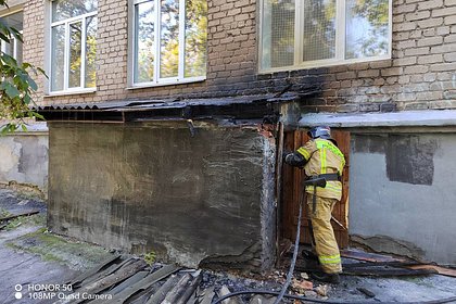 Picture: У российской школы вспыхнул пожар