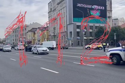 Picture: Автомобиль Управделами президента попал в ДТП в центре Москвы