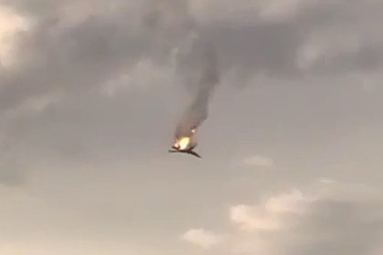 Picture: Командир падающего Ту-22М3 катапультировал экипаж и остался жив