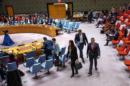 Picture: Арабские делегации покинули заседание СБ ООН при выступлении постпреда Израиля