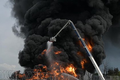 Picture: Стало известно о пострадавших при пожаре на нефтебазе в Крыму