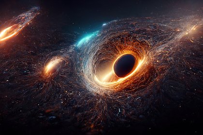 Picture: В центрах галактик обнаружили пробки из черных дыр
