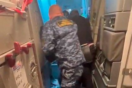 Picture: Напавший на полицейского в самолете россиянин избежал тюрьмы