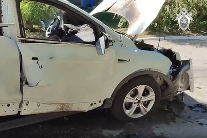 Picture: В Запорожье взорвали автомобиль сотрудника исправительной колонии