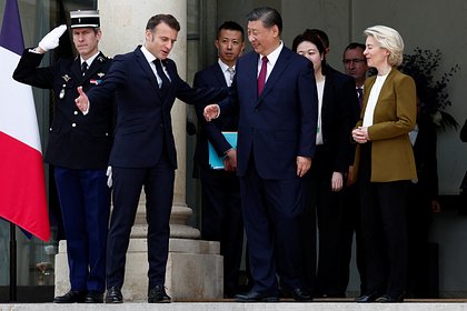 Picture: Си Цзиньпин призвал Францию и ЕС предотвратить эскалацию украинского конфликта