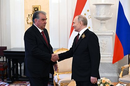 Picture: Президент Таджикистана на встрече с Путиным предложил обсудить вопрос мигрантов