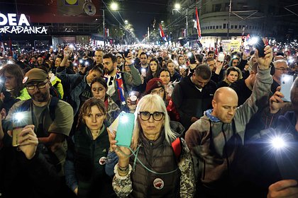 Picture: «Это похоже на звук ракеты». Против протестующих в Сербии могли применить звуковую пушку. Как это было?