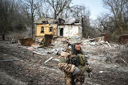 Picture: Российский военный рассказал о полностью разрушенном ВСУ селе в Курской области