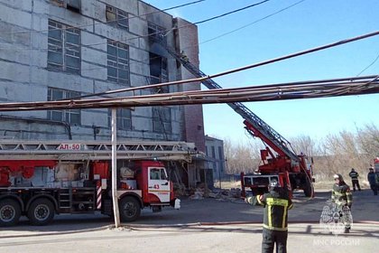 Picture: Бункер с мукой загорелся в Подмосковье