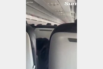 picture: Пассажиры самолета начали кричать и плакать после неудачных посадок и попали на видео