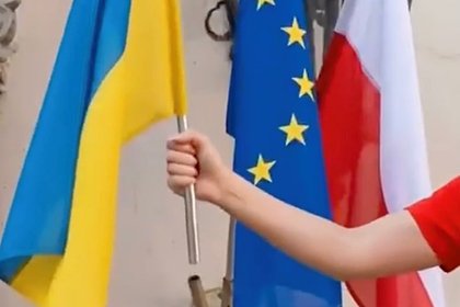 picture: Кандидат на пост мэра Кракова опубликовала провокационное видео с украинским флагом