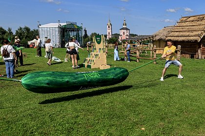 picture: Ирландец описал Праздник огурца в Суздале фразой «сумасшедший рейв вокруг зеленого овоща»