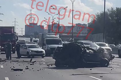 picture: Стало известно о жертве массовой аварии в очереди на заправку