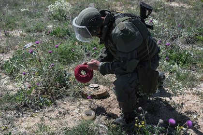 picture: Раскрыты трудности разминирования в районе Алешек